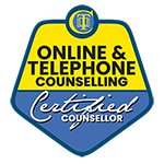 certified online counsellor badge