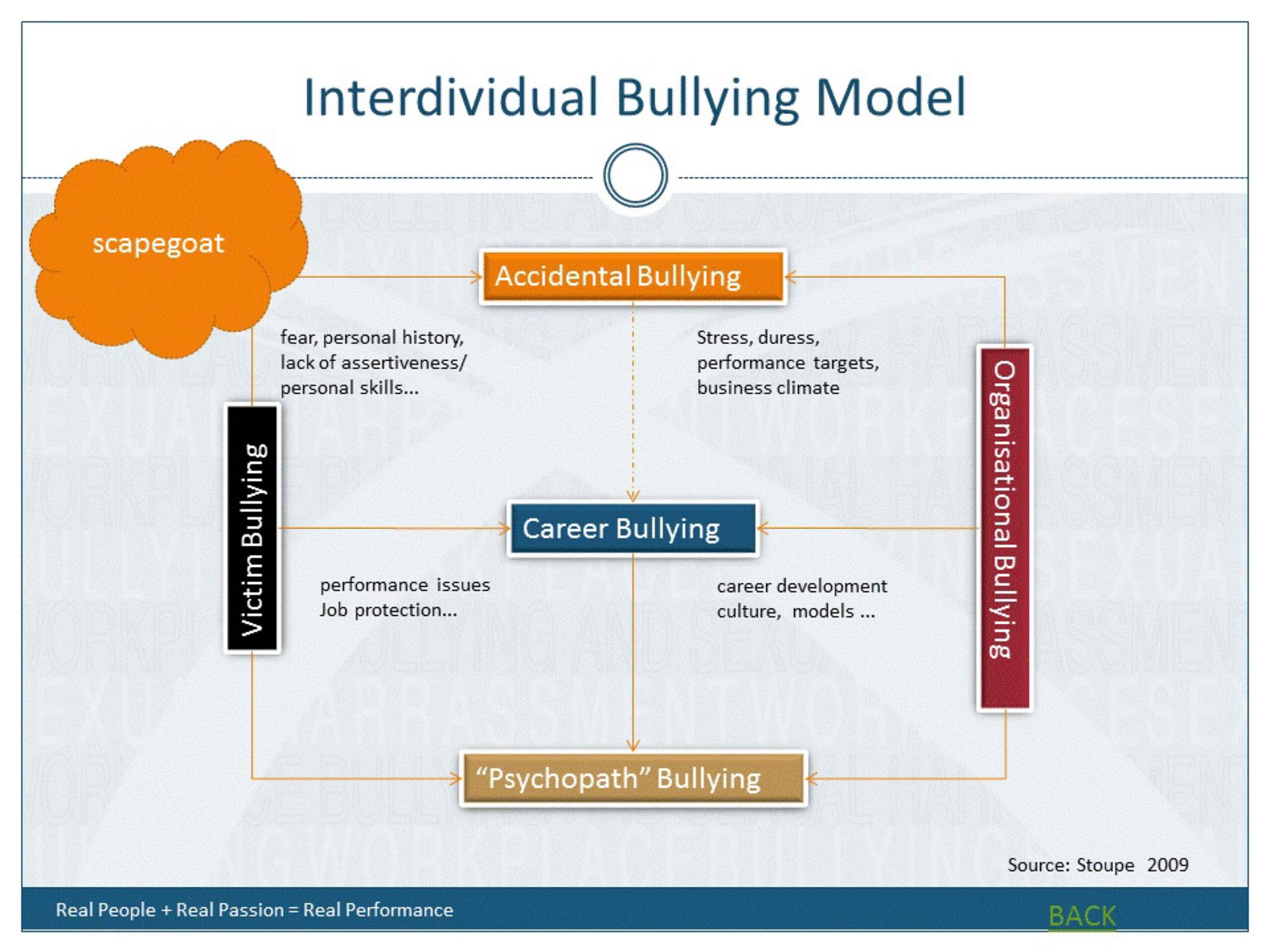 interdividual bullying model