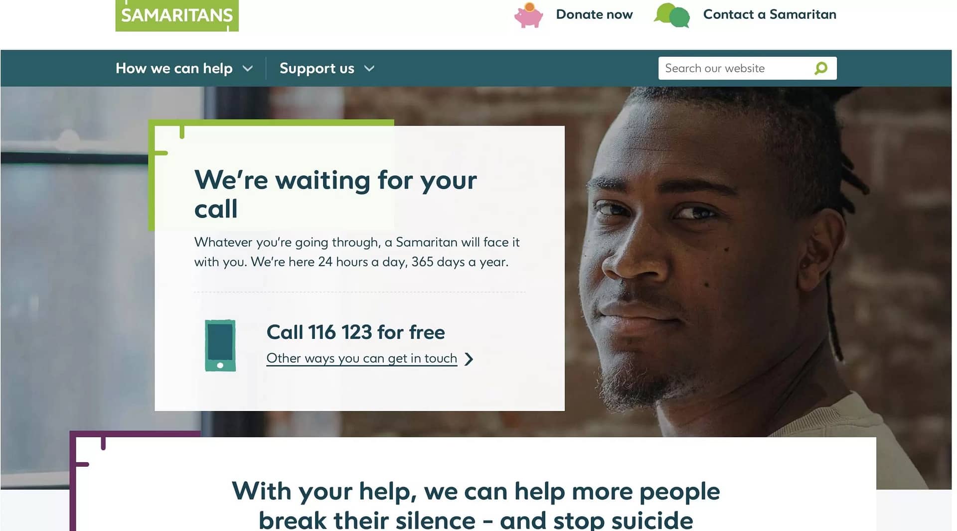The Samaritans - Specialist Support